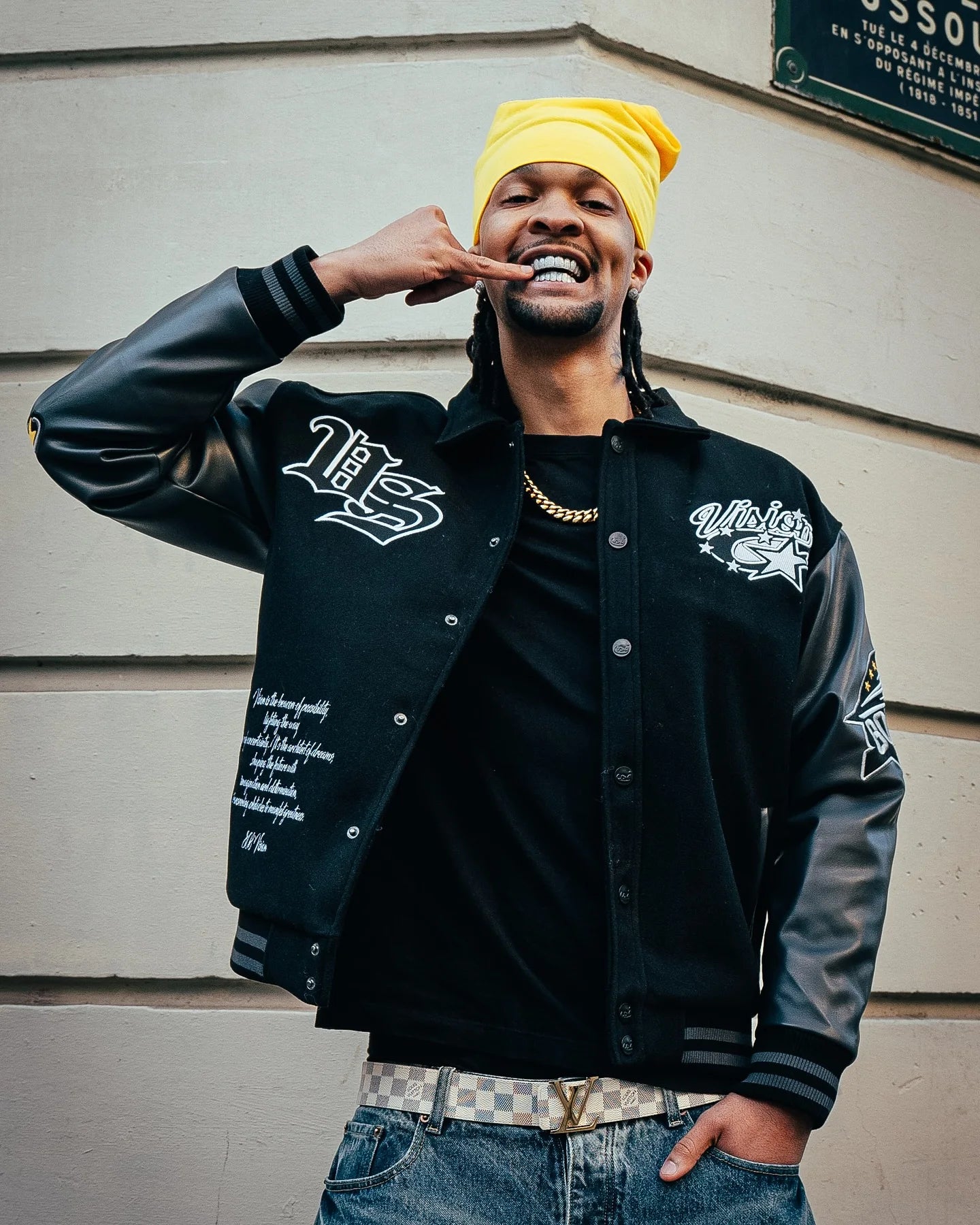 High street rock logo embroidered design creative cartoon pattern fashionable men loose jacket Y2K retro Gothic punk casual coat