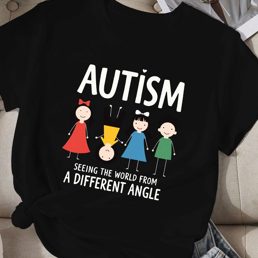 Autism seeing the world differently women's comfit t-shirt - Above Earth