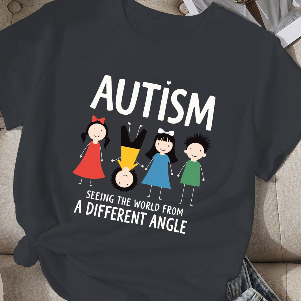 Autism seeing the world differently women's comfit t-shirt - Above Earth