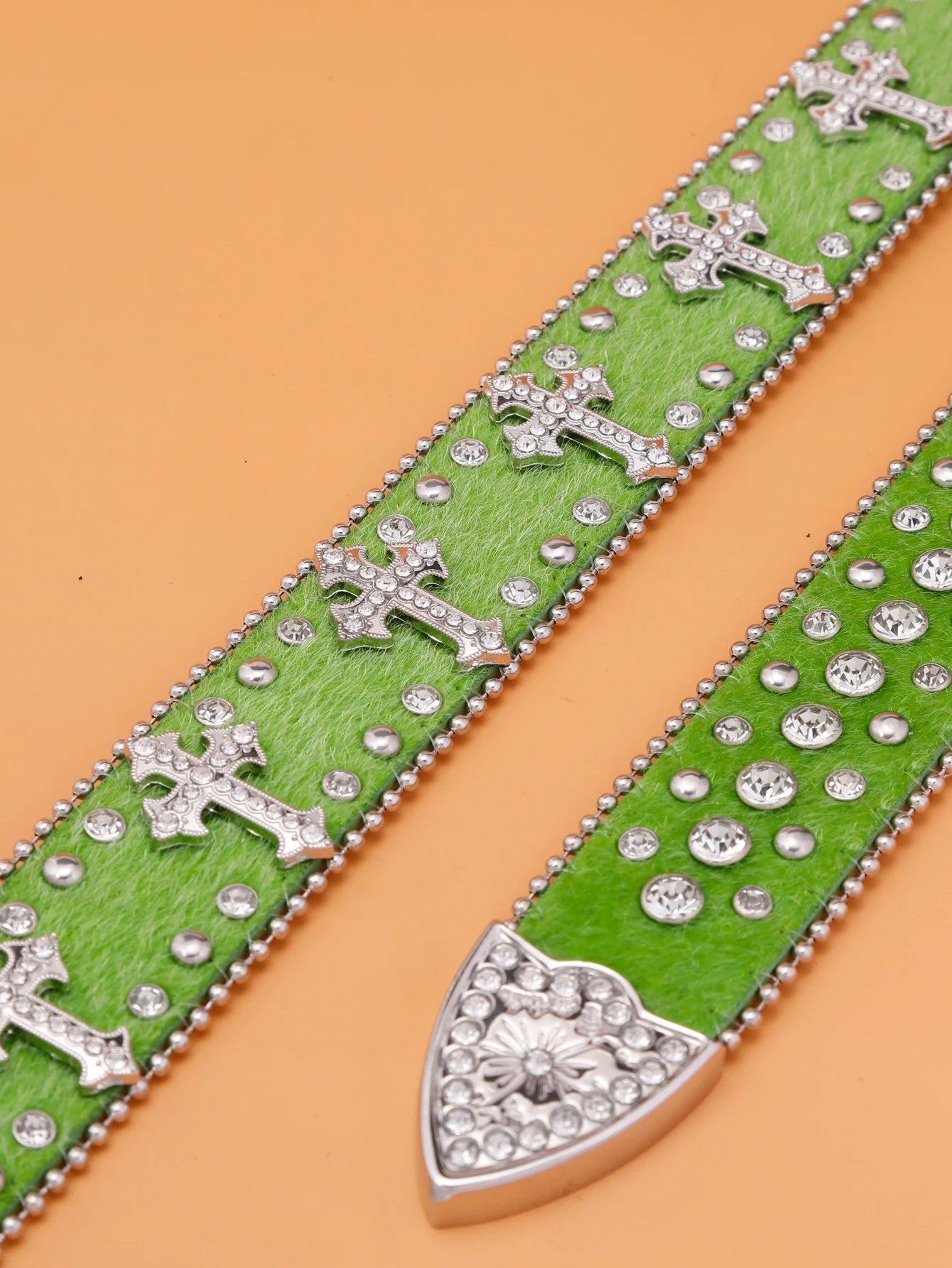 Crystal Studded BB Rhinestone Belt - Above Earth