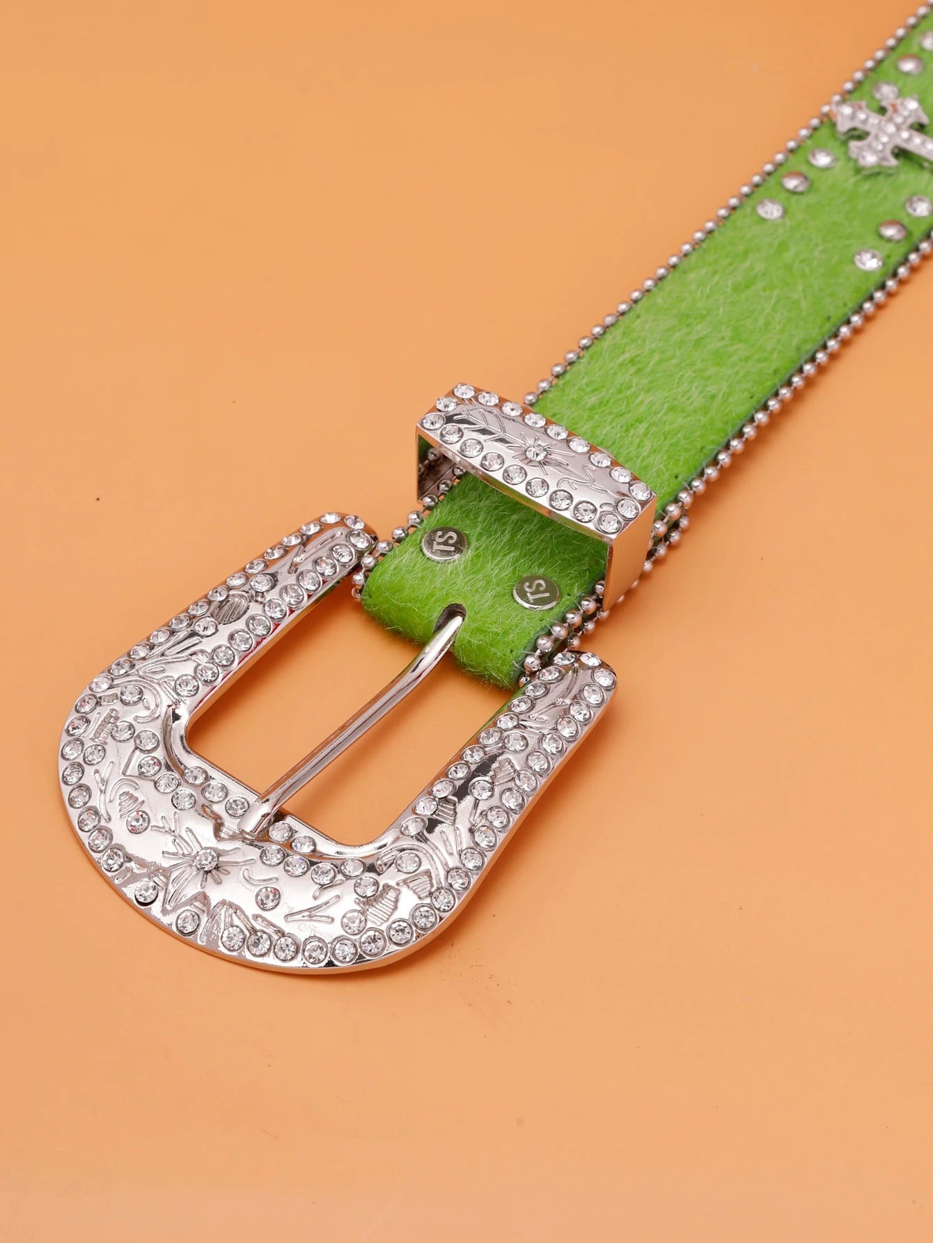 Crystal Studded BB Rhinestone Belt - Above Earth