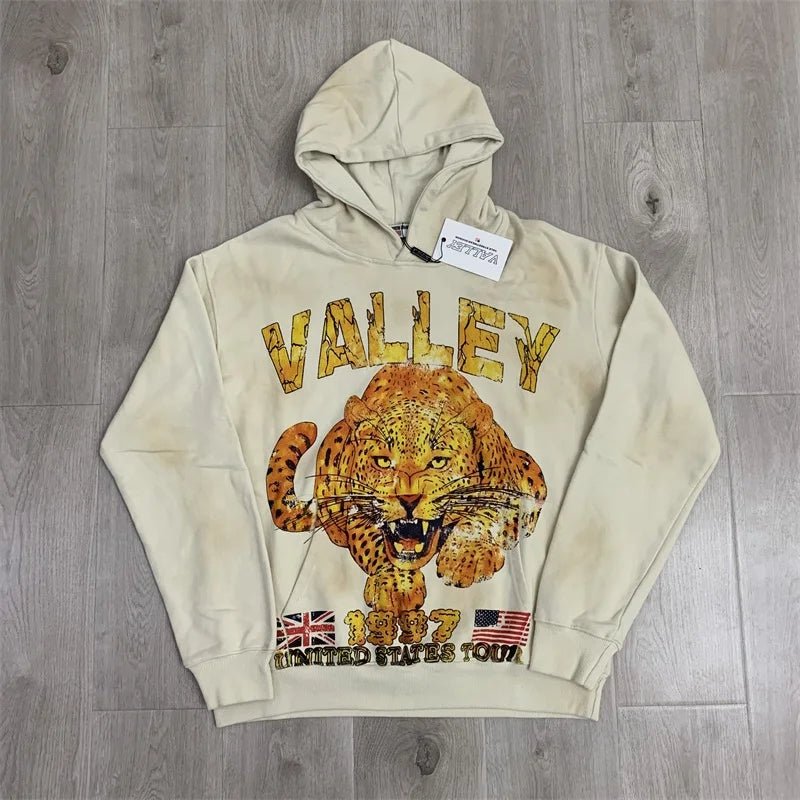 Grey Washed VALLEY Hoodie - Above Earth