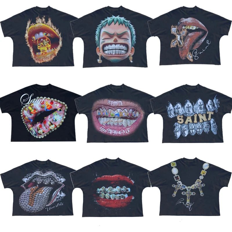 Oversized Graphic Printed Shirt - Above Earth