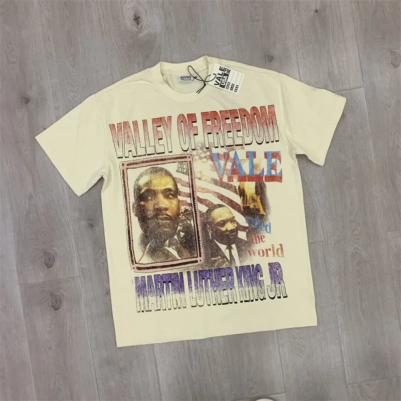 VALLEY Black Washed Belly T-Shirt - Above Earth