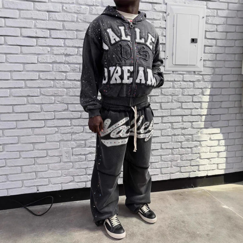 Washed Valley Dreams Tracksuit - Above Earth