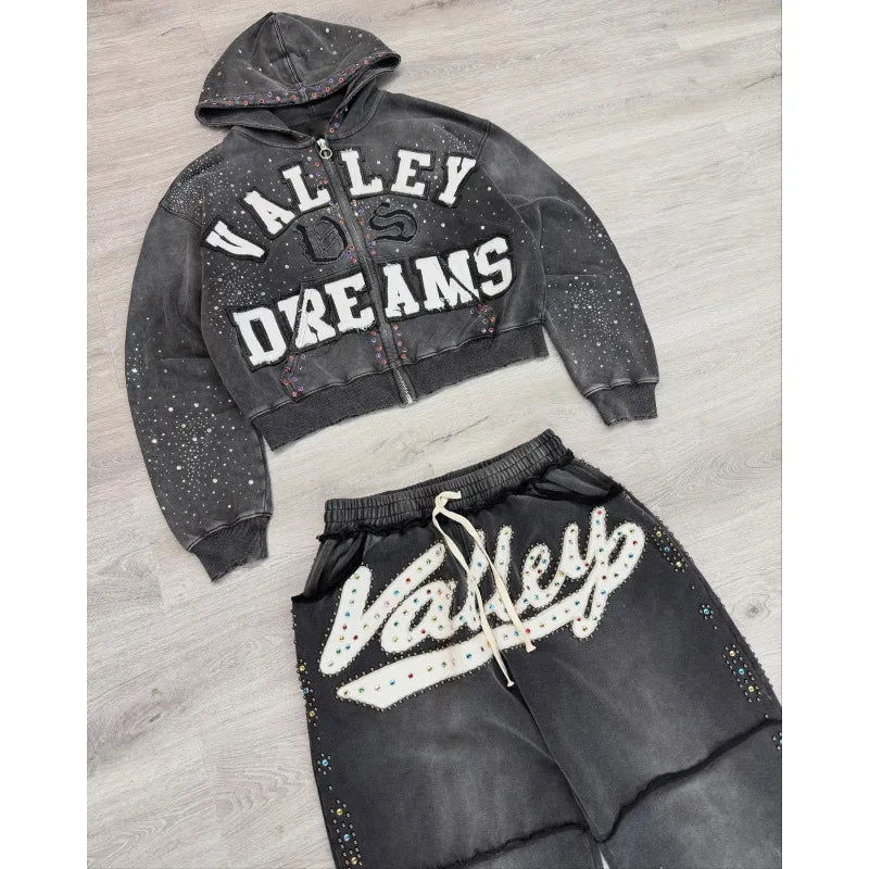Washed Valley Dreams Tracksuit - Above Earth